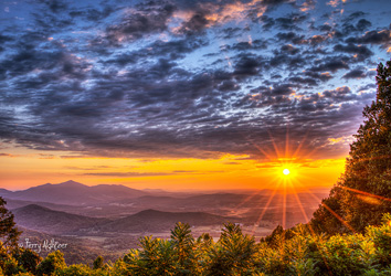 Devil's Backbone Sunrise by Terry Aldhizer