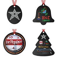 Roanoke Iconic Metal Ornaments