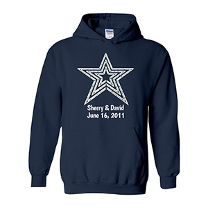 Navy Custom Text Example