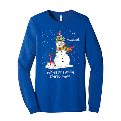 Snowman Long Sleeve T-Shirt