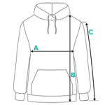 Hoodie Size Chart Image
